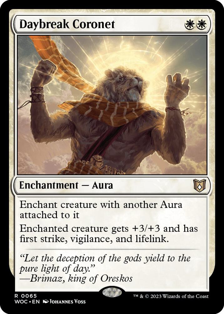Daybreak Coronet [Commander: Wilds of Eldraine] 65