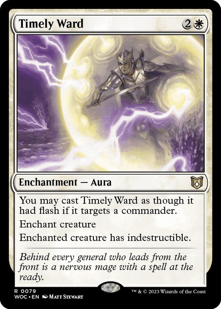Timely Ward [Commander: Wilds of Eldraine] 79