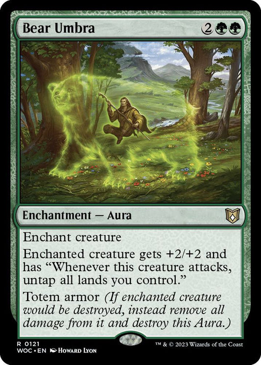 Bear Umbra [Commander: Wilds of Eldraine] 121