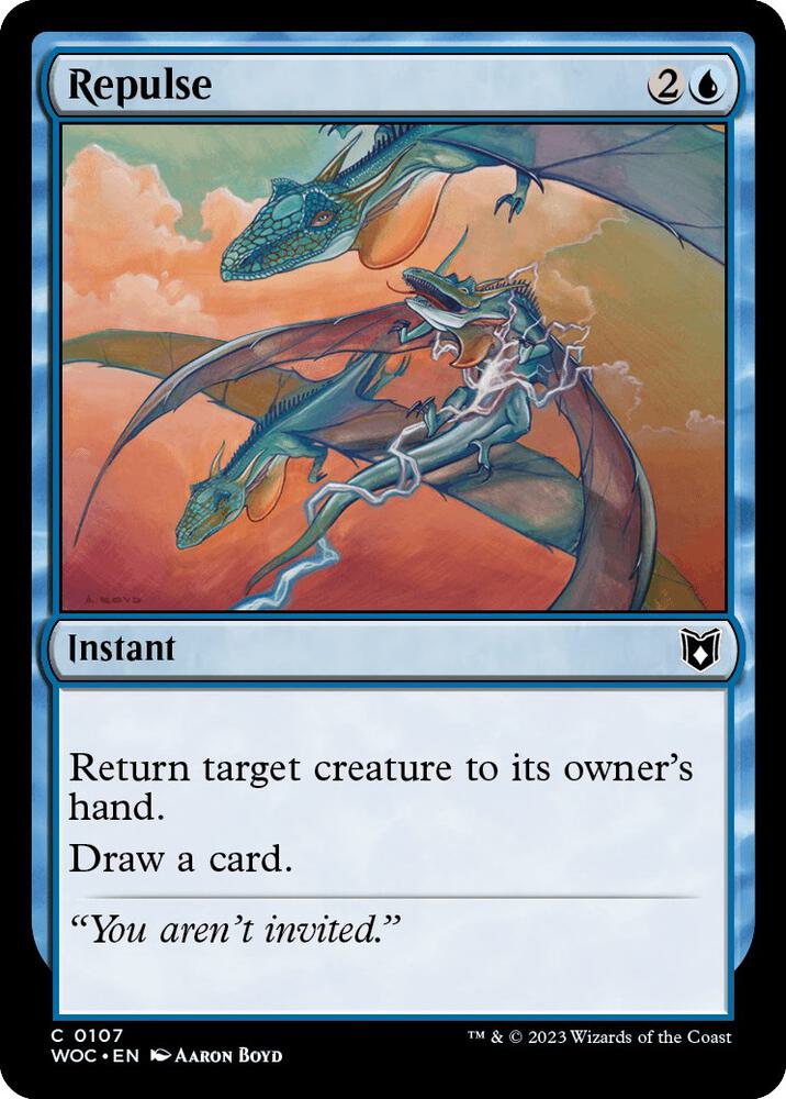 Repulse [Commander: Wilds of Eldraine] 107