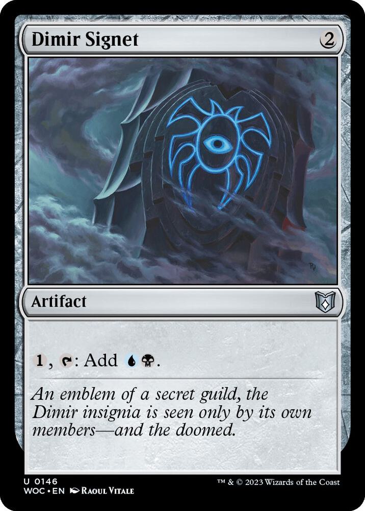 Dimir Signet [Commander: Wilds of Eldraine] 146