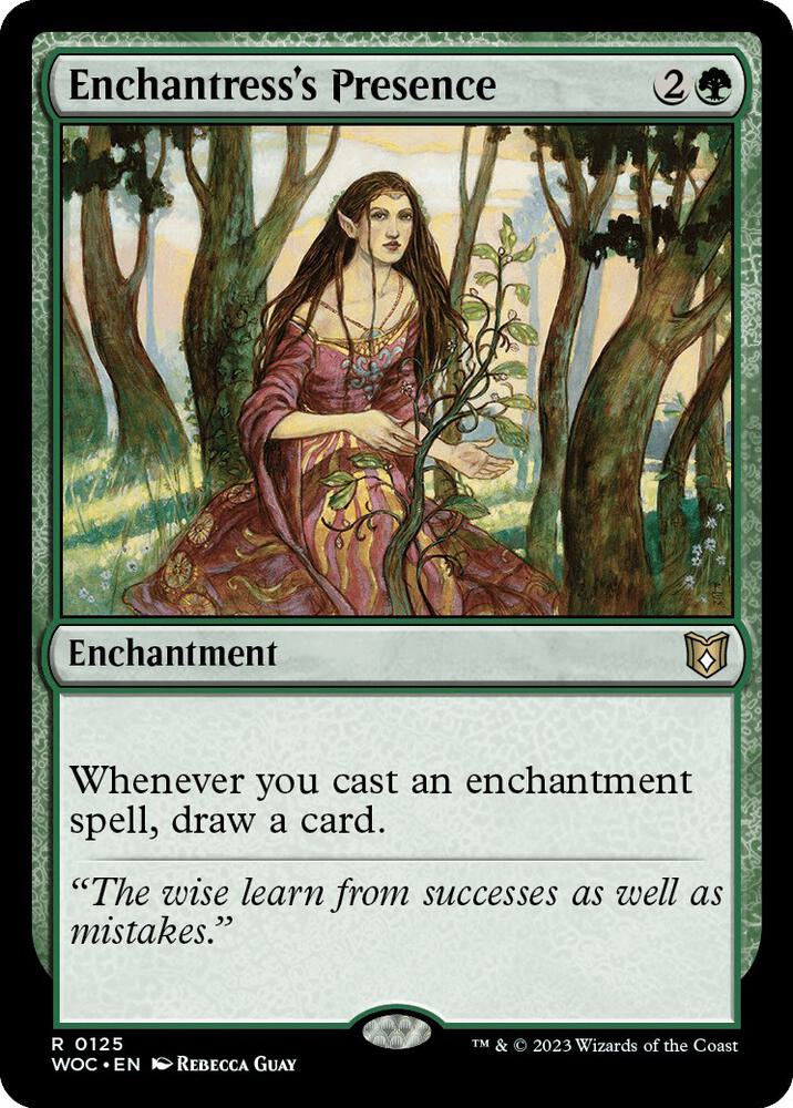 Enchantress's Presence [Commander: Wilds of Eldraine] 125