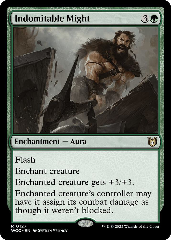 Indomitable Might [Commander: Wilds of Eldraine] 127