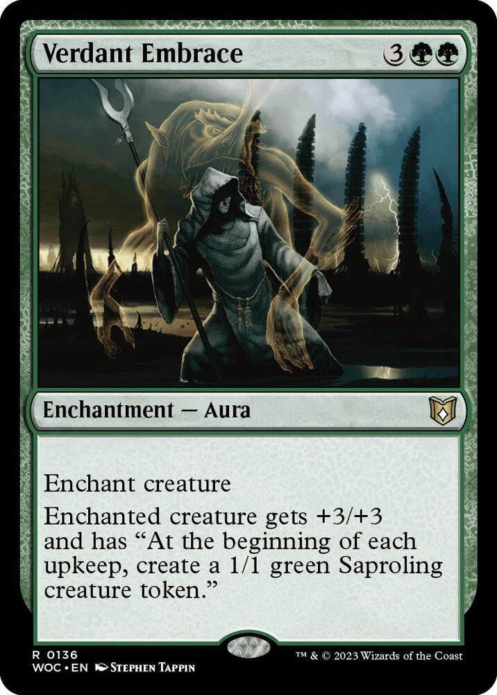 Verdant Embrace [Commander: Wilds of Eldraine] 136