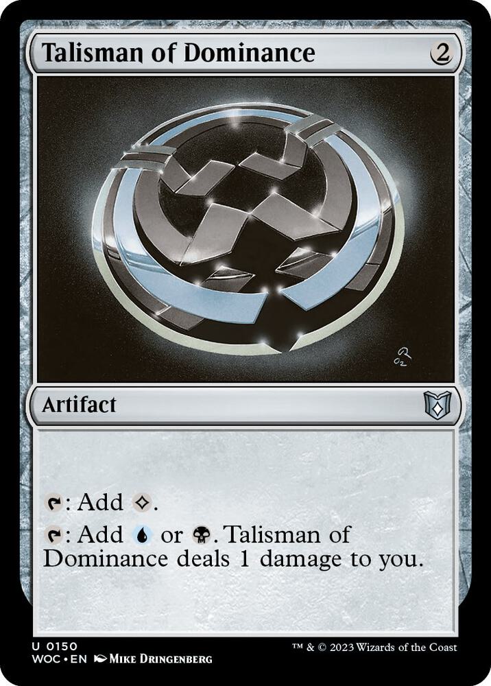 Talisman of Dominance [Commander: Wilds of Eldraine] 150