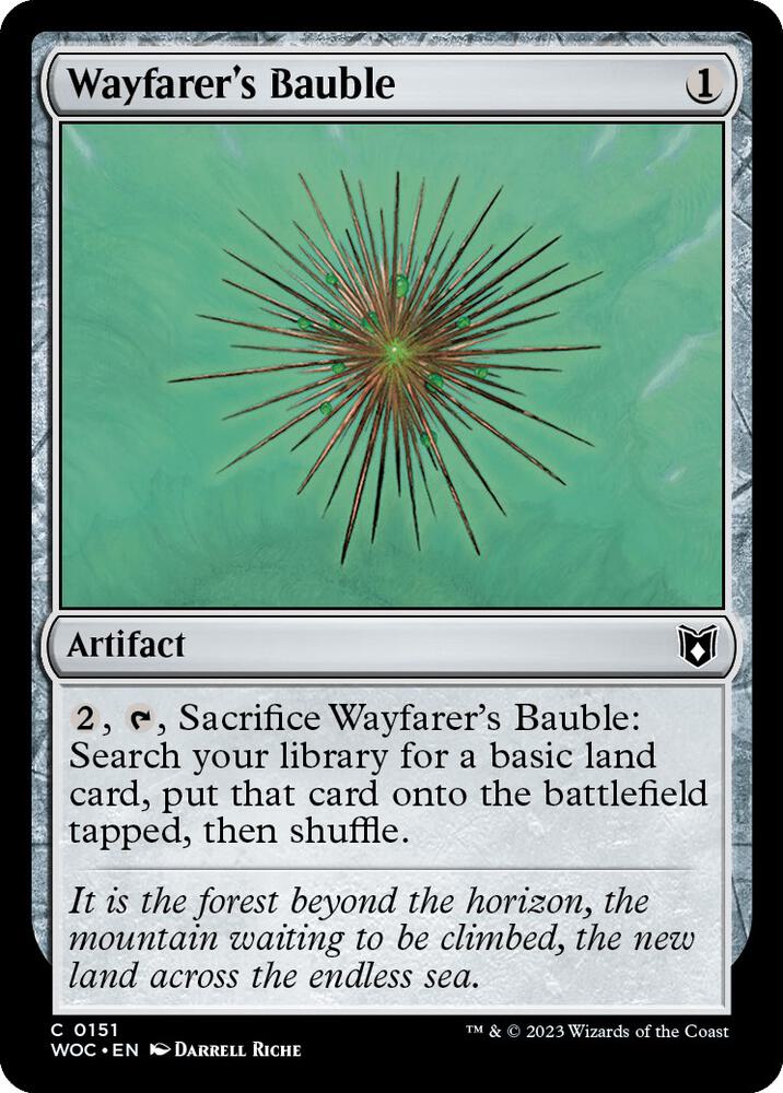 Wayfarer's Bauble [Commander: Wilds of Eldraine] 151