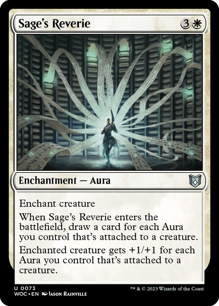 Sage's Reverie [Commander: Wilds of Eldraine] 73