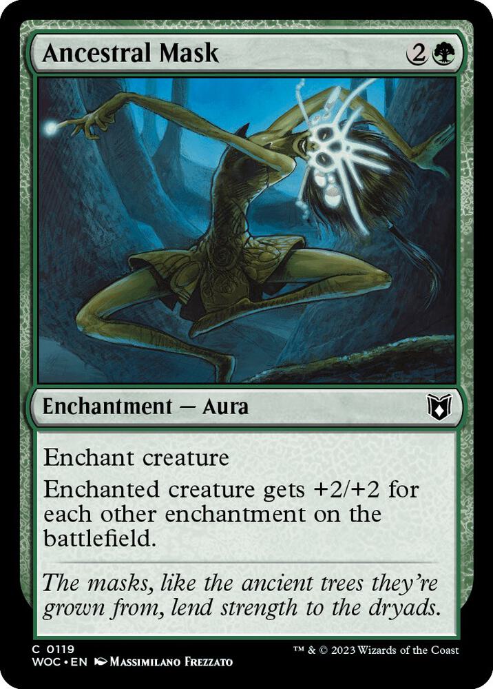Ancestral Mask [Commander: Wilds of Eldraine] 119
