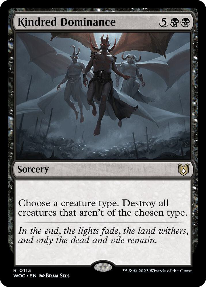 Kindred Dominance [Commander: Wilds of Eldraine] 113