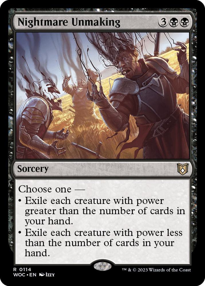 Nightmare Unmaking [Commander: Wilds of Eldraine] 114