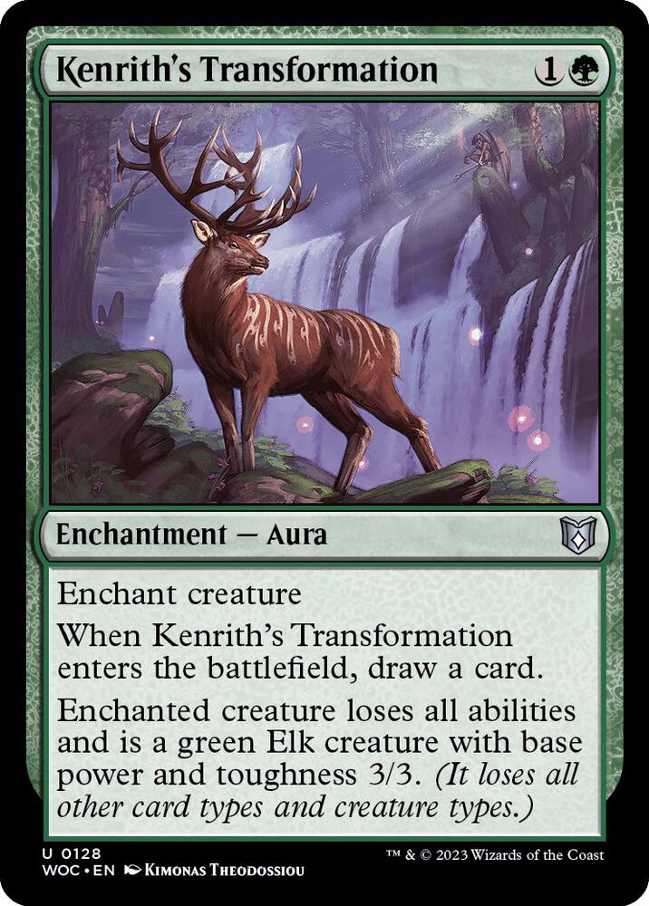 Kenrith's Transformation [Commander: Wilds of Eldraine] 128
