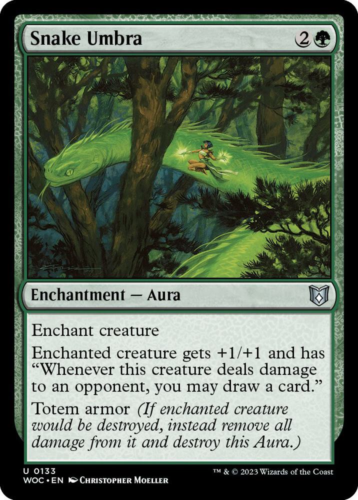 Snake Umbra [Commander: Wilds of Eldraine] 133