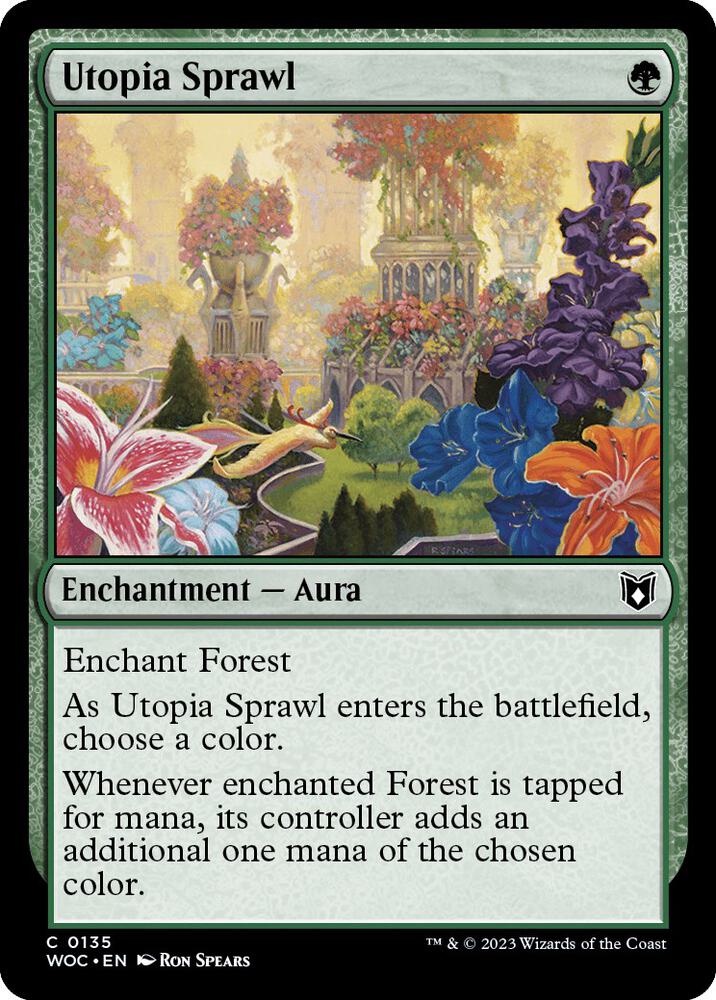 Utopia Sprawl [Commander: Wilds of Eldraine] 135