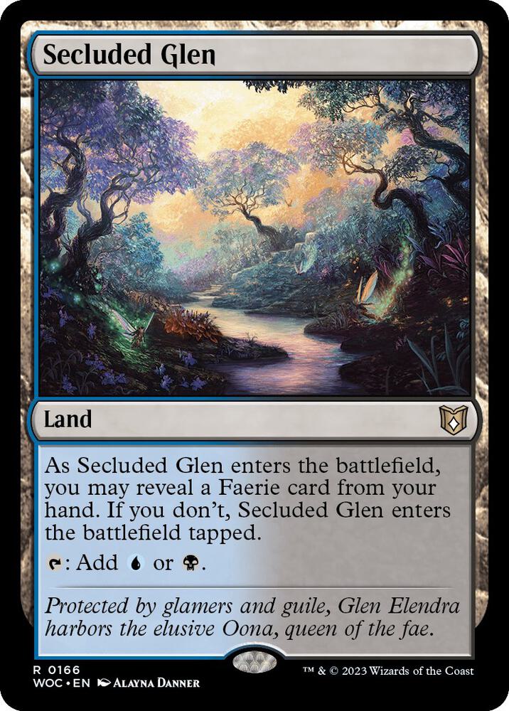 Secluded Glen [Commander: Wilds of Eldraine] 166