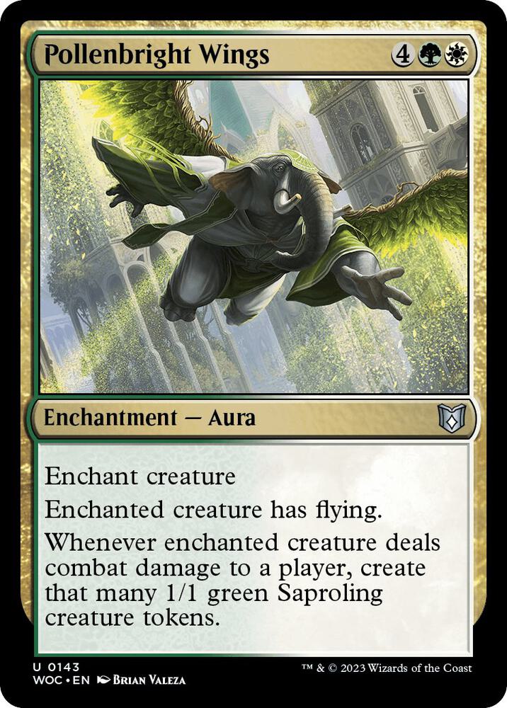 Pollenbright Wings [Commander: Wilds of Eldraine] 143