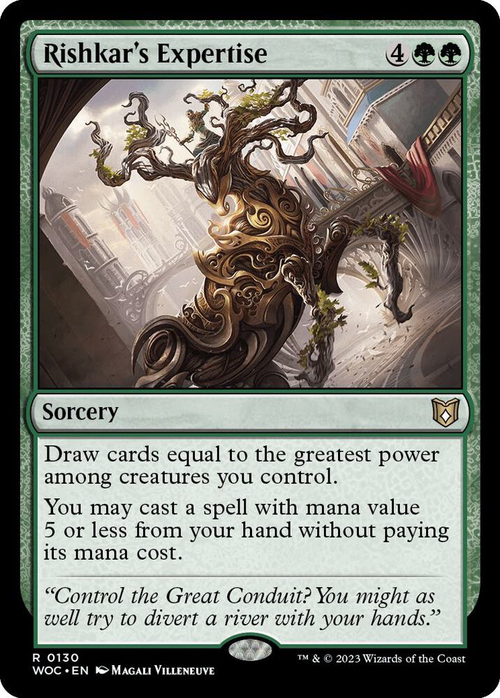 Rishkar's Expertise [Commander: Wilds of Eldraine] 130