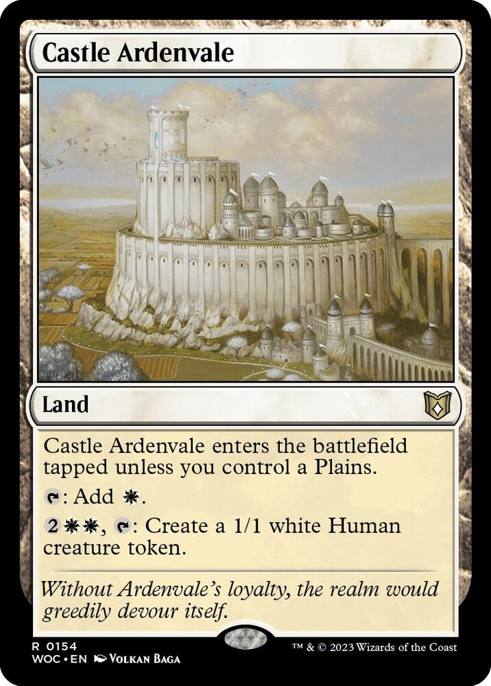 Castle Ardenvale [Commander: Wilds of Eldraine] 154