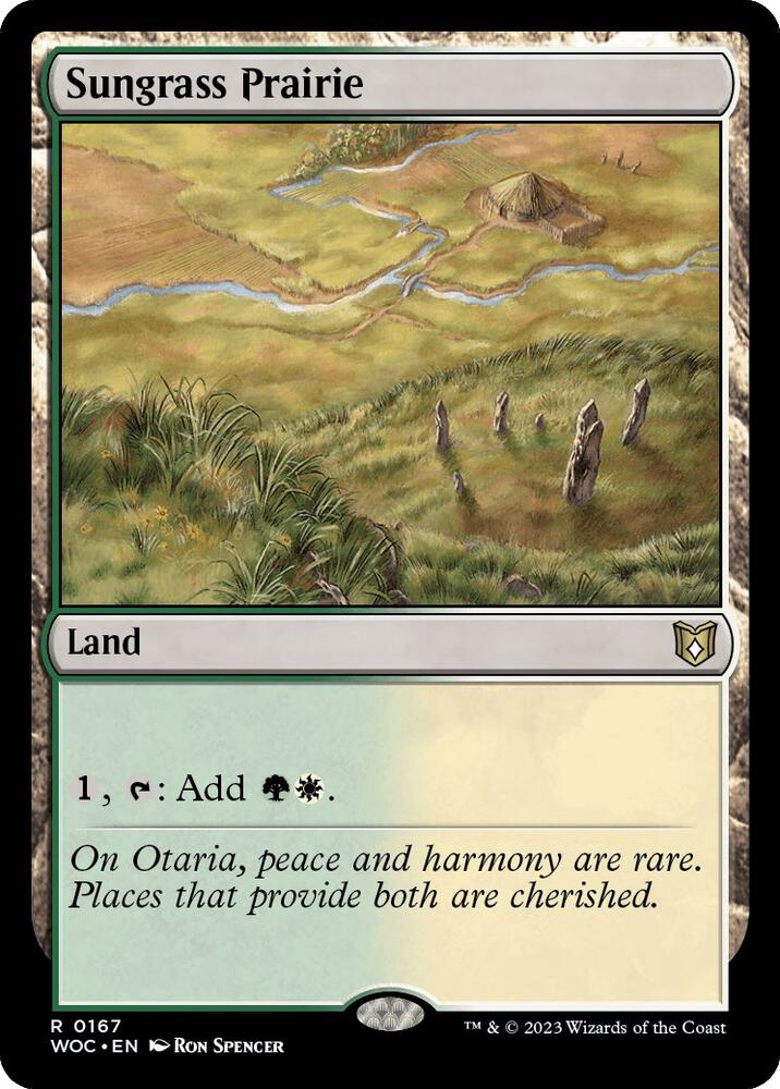 Sungrass Prairie [Commander: Wilds of Eldraine] 167