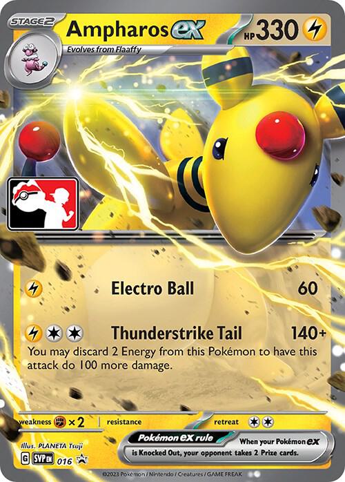 Ampharos ex [Prize Pack Series Cards] 016