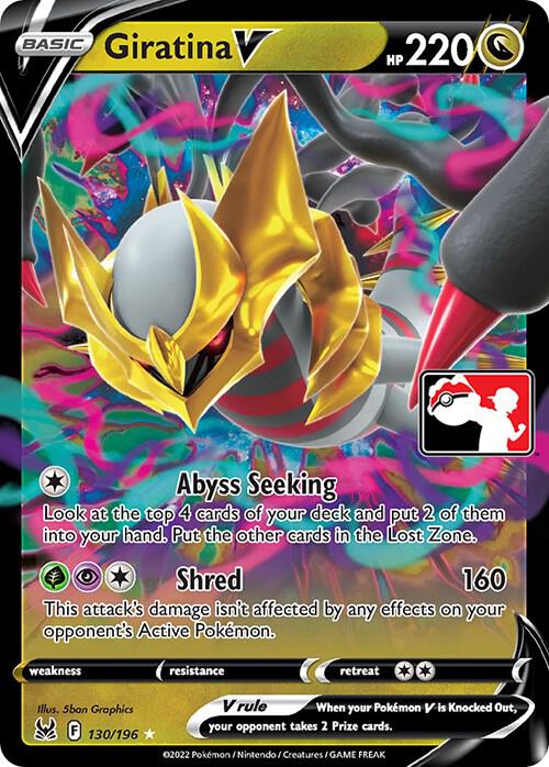 Giratina V - 130/196 [Prize Pack Series Cards] 130/196