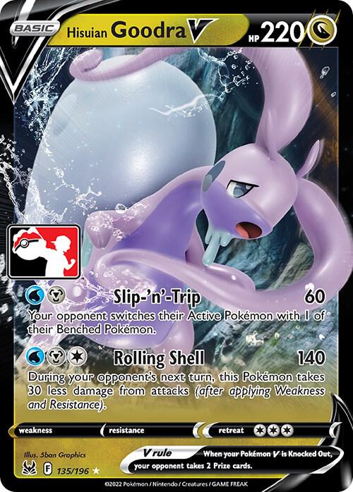 Hisuian Goodra V - 135/196 [Prize Pack Series Cards] 135/196