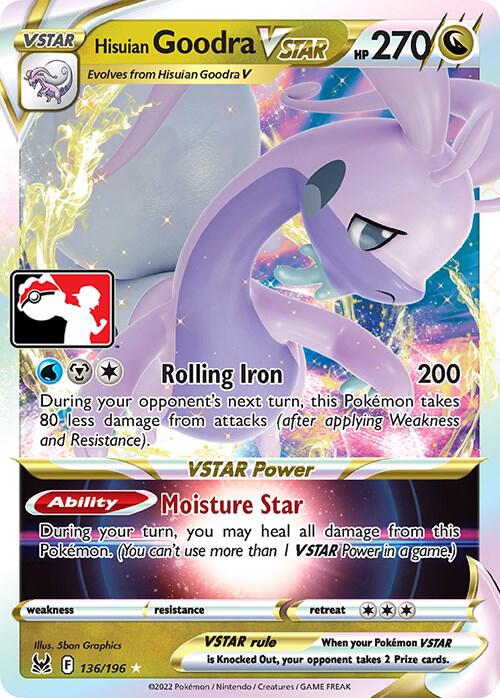 Hisuian Goodra VSTAR - 136/196 [Prize Pack Series Cards] 136/196