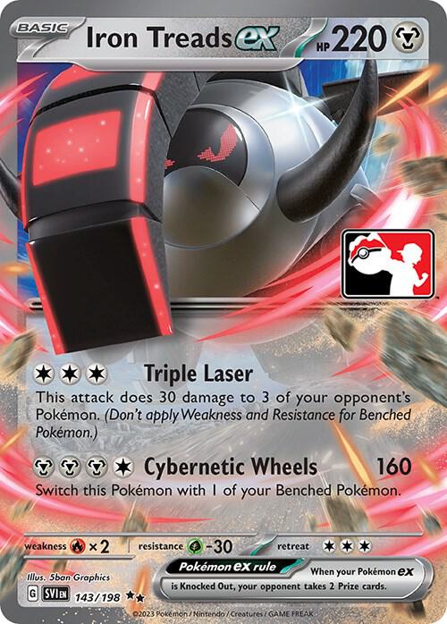 Iron Treads ex [Prize Pack Series Cards] 143/198