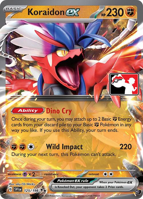 Koraidon ex [Prize Pack Series Cards] 125/198