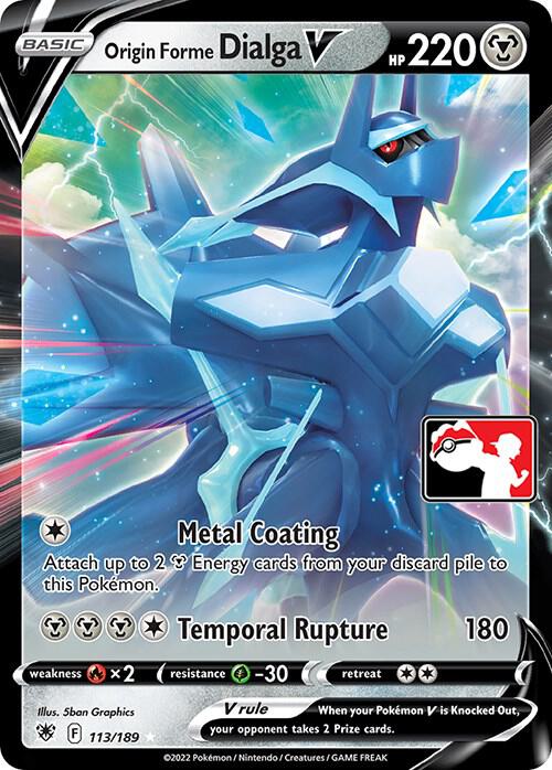 Origin Forme Dialga V [Prize Pack Series Cards] 113/189