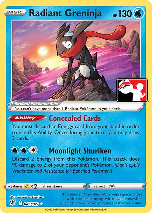 Radiant Greninja [Prize Pack Series Cards] 046/189