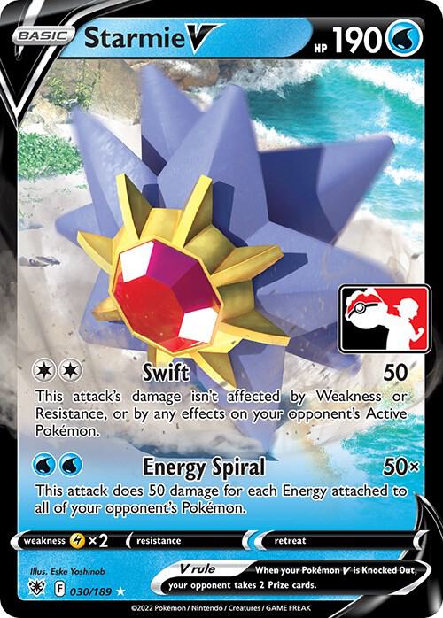 Starmie V [Prize Pack Series Cards] 030/189