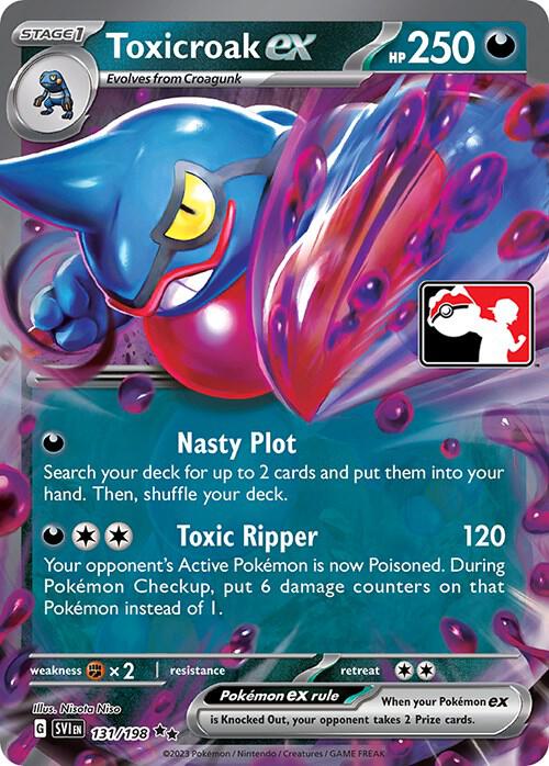 Toxicroak ex [Prize Pack Series Cards] 131/198