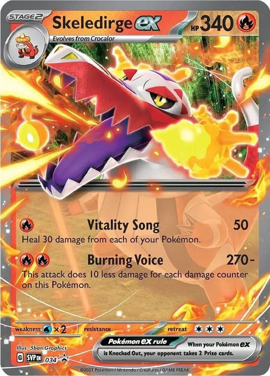 Skeledirge ex - 034 [SV: Scarlet & Violet Promo Cards] 034