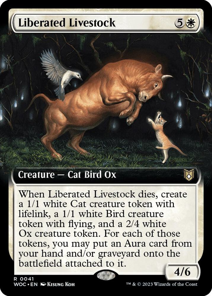Liberated Livestock (Extended Art) [Commander: Wilds of Eldraine] 41
