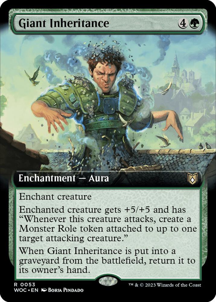 Giant Inheritance (Extended Art) [Commander: Wilds of Eldraine] 53
