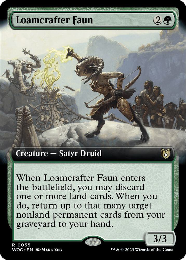 Loamcrafter Faun (Extended Art) [Commander: Wilds of Eldraine] 55