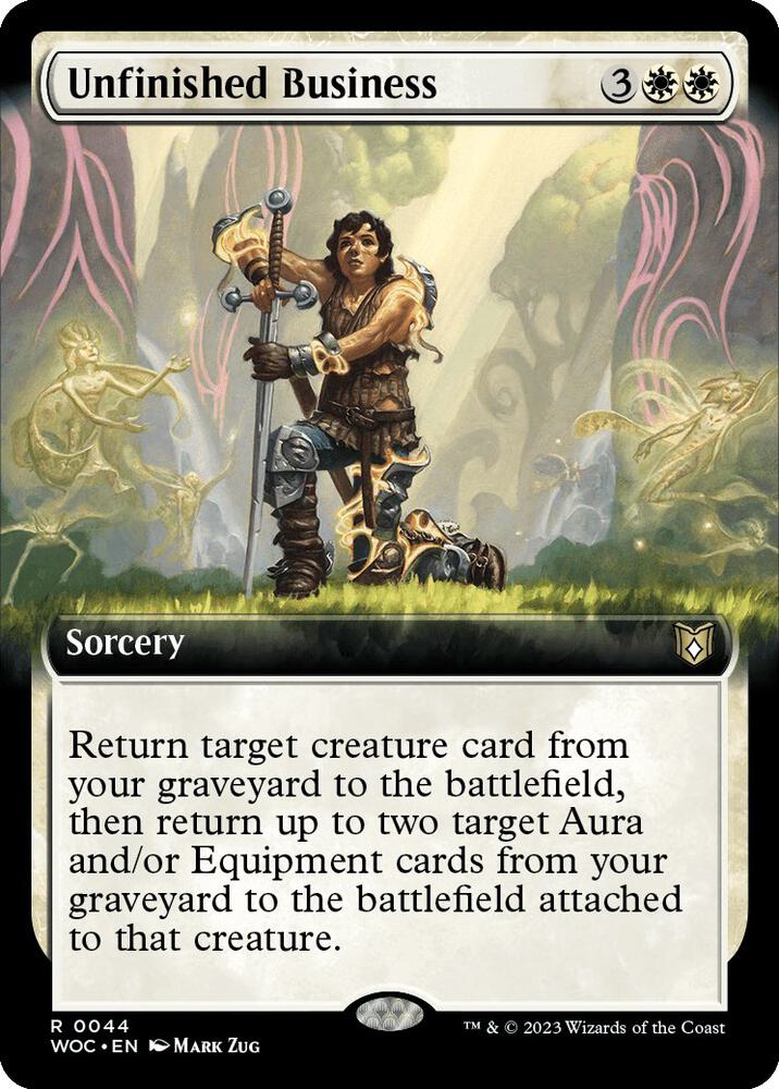Unfinished Business (Extended Art) [Commander: Wilds of Eldraine] 44