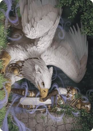 Dutiful Griffin Art Card [Art Series: Wilds of Eldraine] 3