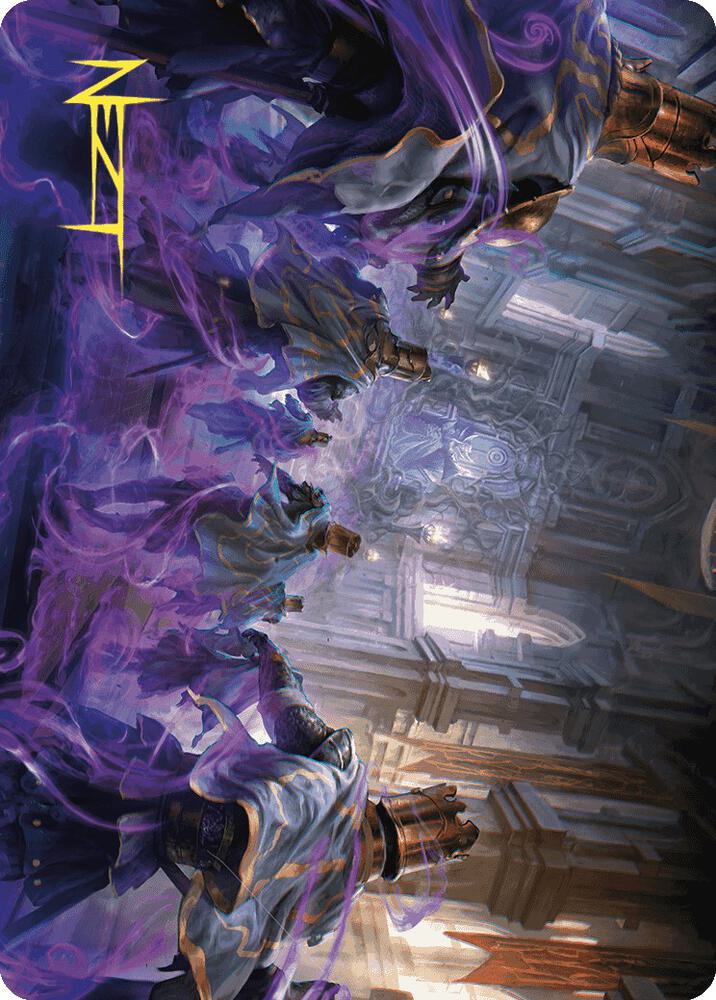 Eerie Interference Art Card (Gold-Stamped Signature) [Art Series: Wilds of Eldraine] 4