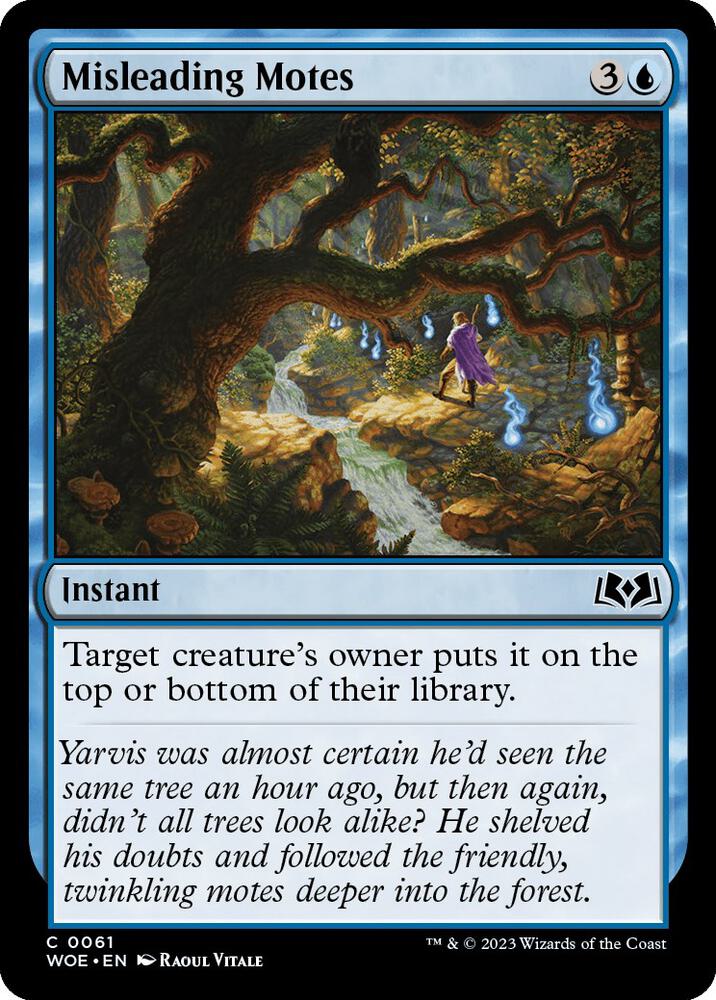 Misleading Motes [Wilds of Eldraine] 61