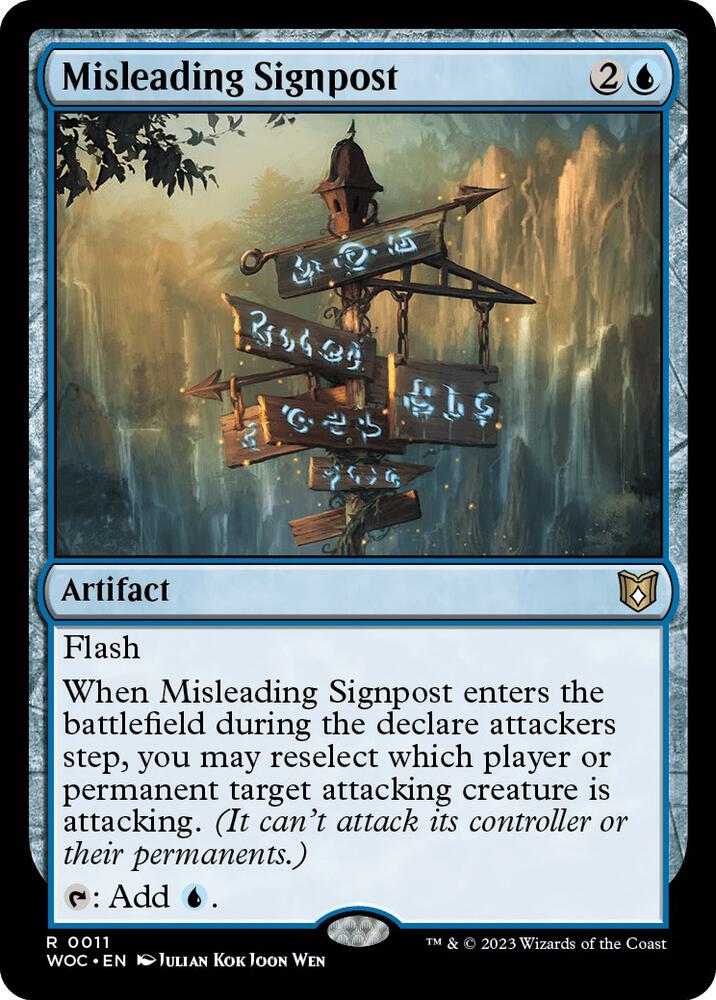 Misleading Signpost [Commander: Wilds of Eldraine] 11