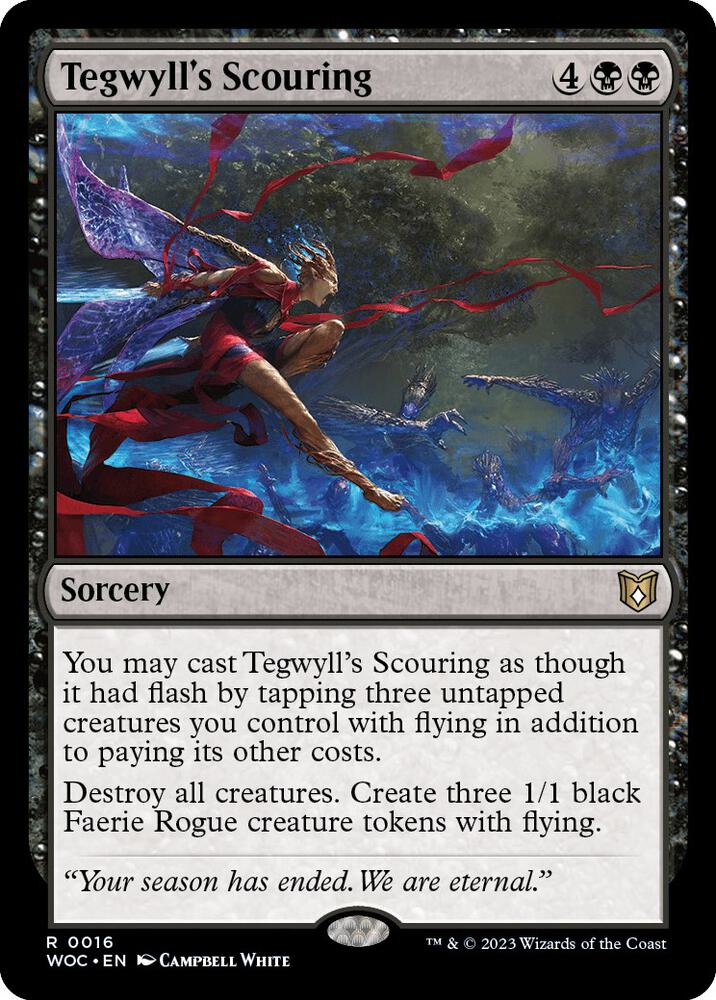 Tegwyll's Scouring [Commander: Wilds of Eldraine] 16