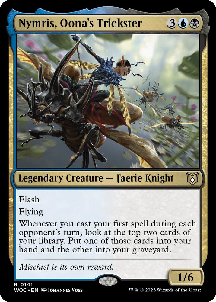 Nymris, Oona's Trickster [Commander: Wilds of Eldraine] 141
