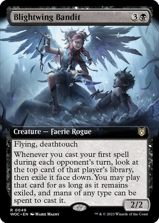 Blightwing Bandit (Extended Art) [Commander: Wilds of Eldraine] 49