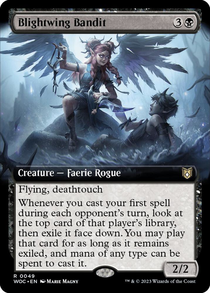 Blightwing Bandit (Extended Art) [Commander: Wilds of Eldraine] 49