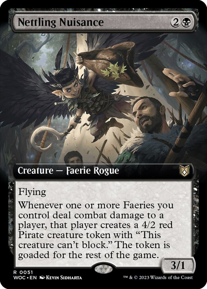 Nettling Nuisance (Extended Art) [Commander: Wilds of Eldraine] 51