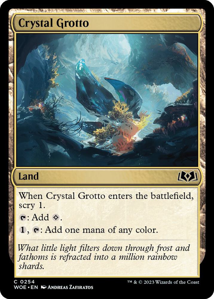Crystal Grotto [Wilds of Eldraine] 254