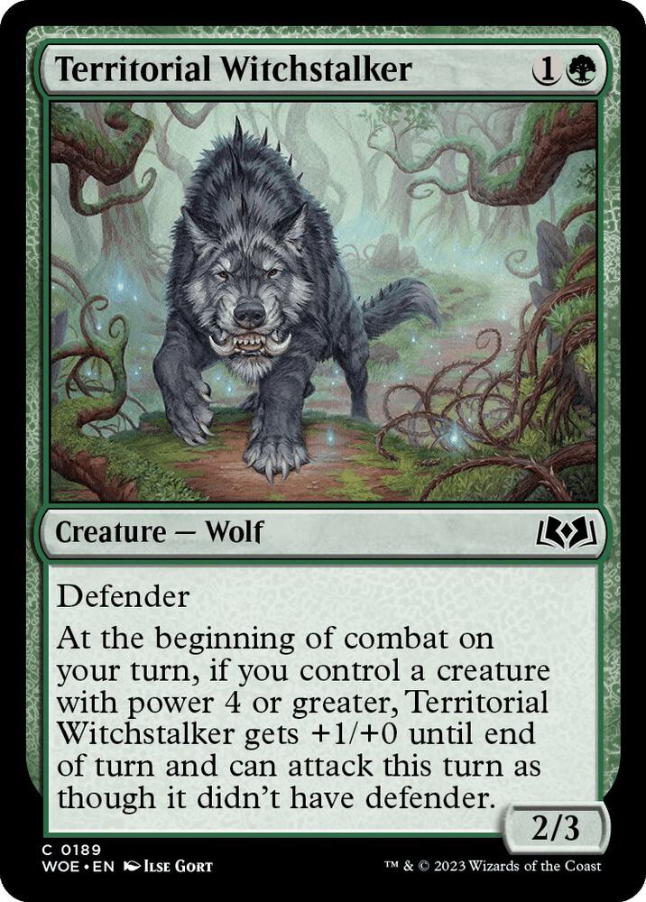 Territorial Witchstalker [Wilds of Eldraine] 189