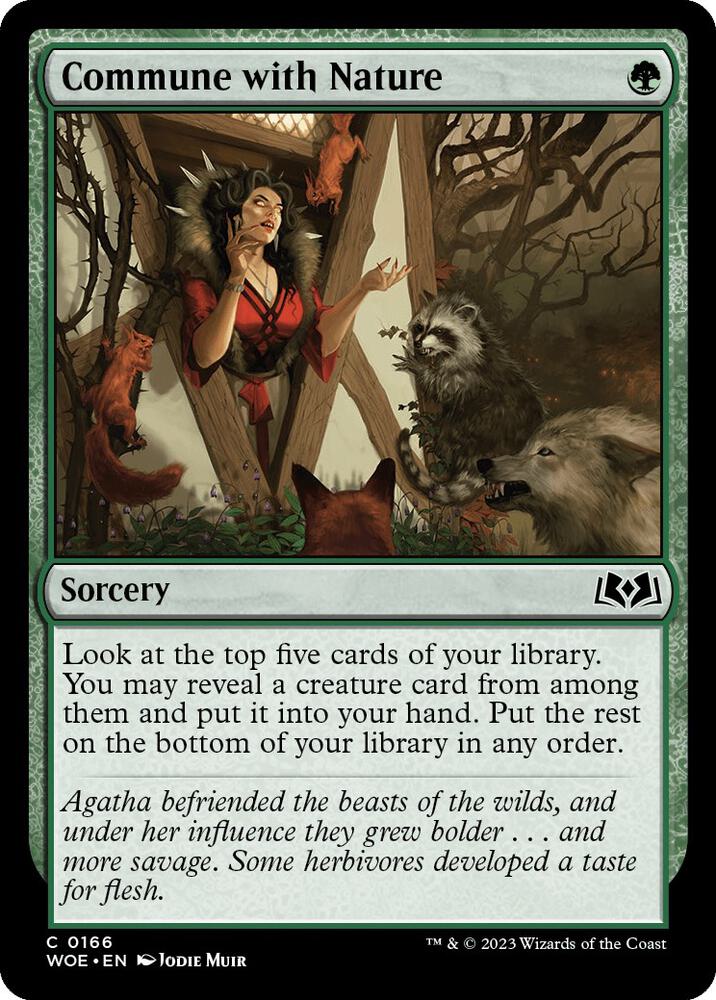 Commune with Nature [Wilds of Eldraine] 166