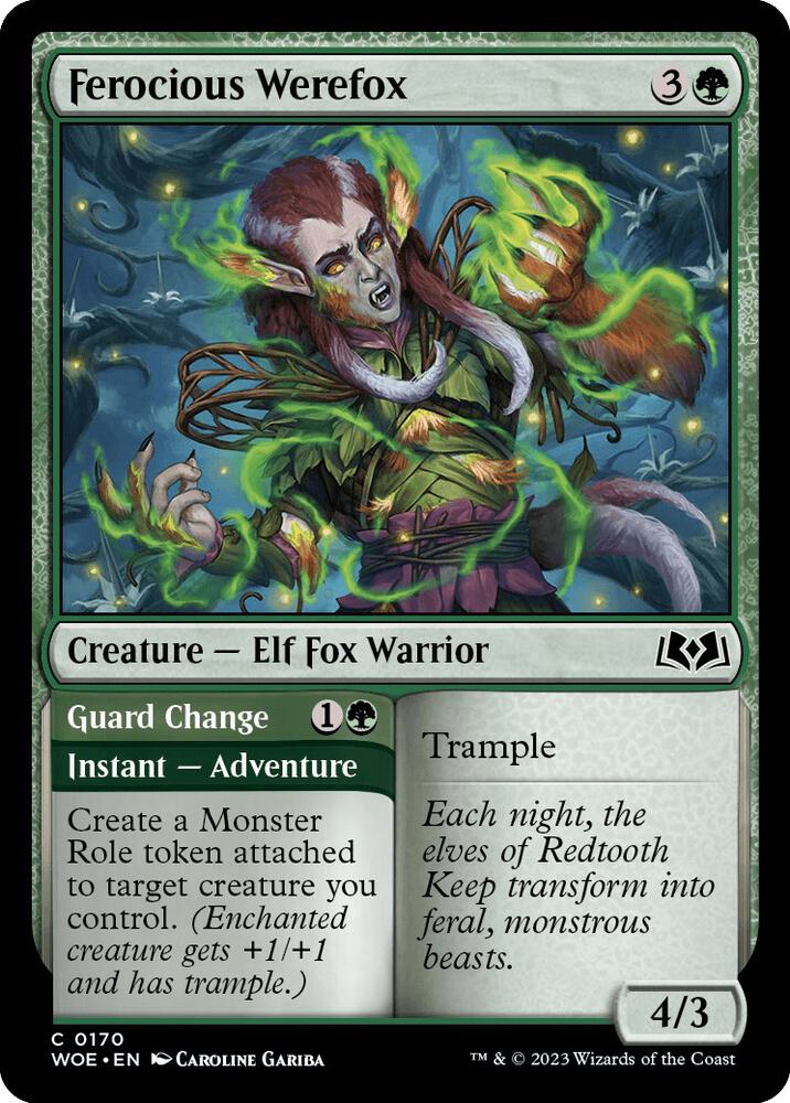 Ferocious Werefox [Wilds of Eldraine] 170
